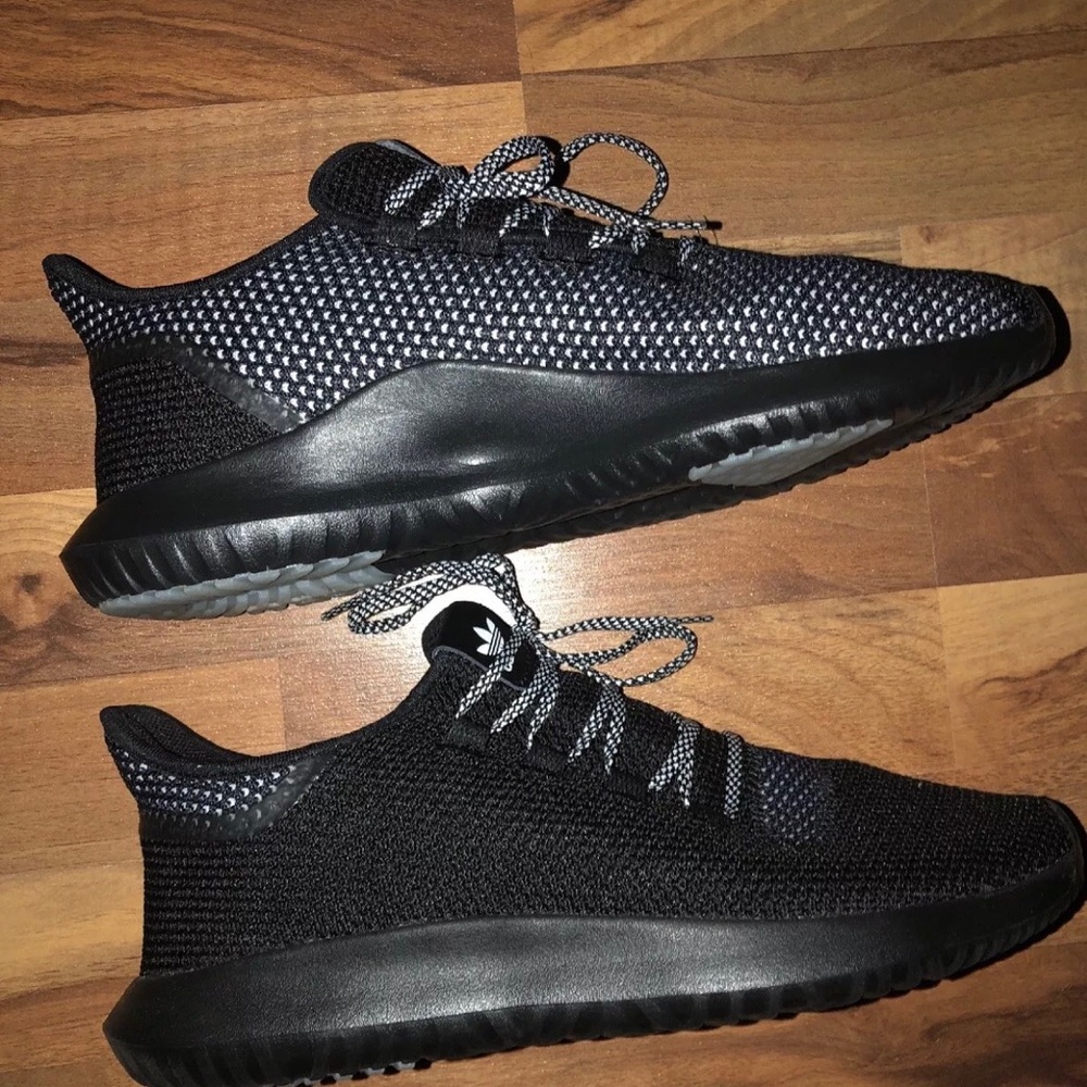 Adidas tubular size 11.5 black and white shoes